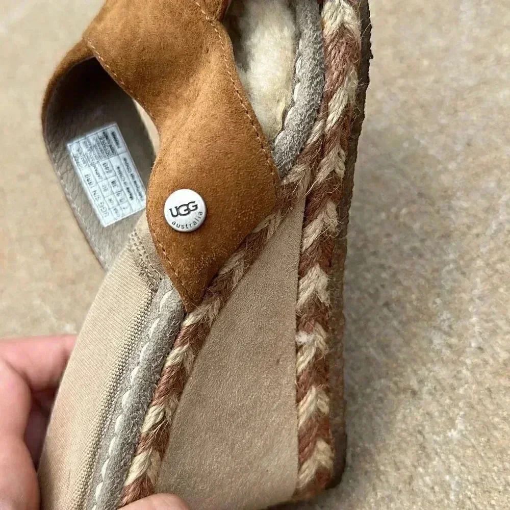 UGG Margott 1689 Suede Wedge Espadrilles - Picture 12 of 13